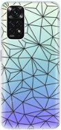 iSaprio Abstract Triangles 03 pro black for Xiaomi Redmi Note 11 / Note 11S - Phone Cover