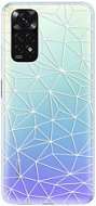 iSaprio Abstract Triangles 03 pro white for Xiaomi Redmi Note 11 / Note 11S - Phone Cover