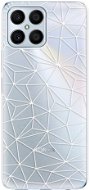 iSaprio Abstract Triangles 03 pro white for Honor X8 - Phone Cover