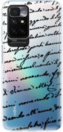 iSaprio Handwriting 01 pro black for Xiaomi Redmi 10 - Phone Cover
