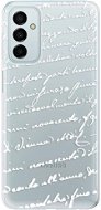 iSaprio Handwriting 01 pro white for Samsung Galaxy M23 5G - Phone Cover