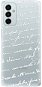 iSaprio Handwriting 01 pro white for Samsung Galaxy M23 5G - Phone Cover
