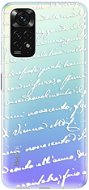 iSaprio Handwriting 01 pro white na Xiaomi Redmi Note 11/Note 11S - Kryt na mobil