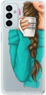 iSaprio My Coffe and Brunette Girl for Samsung Galaxy M23 5G - Phone Cover