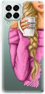 iSaprio My Coffe and Blond Girl for Samsung Galaxy M53 5G - Phone Cover