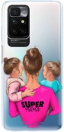 iSaprio Super Mama for Two Girls for Xiaomi Redmi 10 - Phone Cover