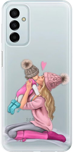 iSaprio Kissing Mom for Blond and Girl for Samsung Galaxy M23 5G - Phone Cover - Main image