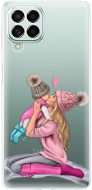 iSaprio Kissing Mom Blond and Girl pre Samsung Galaxy M53 5G - Kryt na mobil