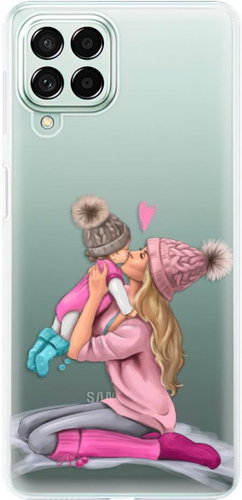 iSaprio Kissing Mom for Blond and Girl for Samsung Galaxy M53 5G - Phone Cover - Main image