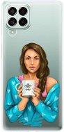 iSaprio Coffe Now for Brunette for Samsung Galaxy M53 5G - Phone Cover