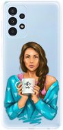 iSaprio Coffe Now for Brunette for Samsung Galaxy A13 - Phone Cover