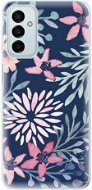 Phone Cover iSaprio Leaves on Blue for Samsung Galaxy M23 5G - Kryt na mobil