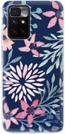iSaprio Leaves on Blue for Xiaomi Redmi 10 - Phone Cover