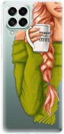iSaprio My Coffe and Redhead Girl for Samsung Galaxy M53 5G - Phone Cover