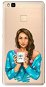 iSaprio Coffee Now - Brunette for Huawei P9 Lite - Phone Cover
