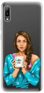 iSaprio Coffee Now - Brunette for Huawei Y6 2019 - Phone Cover