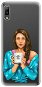 iSaprio Coffe Now - Brunette na Huawei Y6 2019 - Kryt na mobil