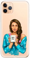 iSaprio Coffee Now - Brunette for iPhone 11 Pro Max - Phone Cover