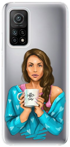 iSaprio Coffee Now - Brunette for Xiaomi Mi 10T/Mi 10T Pro - Phone Cover - Main image