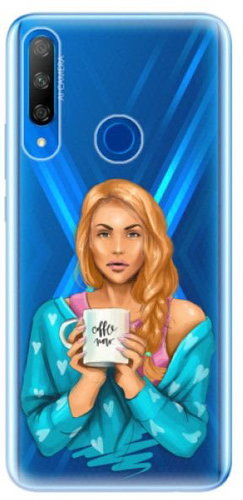 iSaprio Coffe Now - Redhead for Honor 9X - Phone Cover - Main image