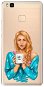 iSaprio Coffe Now - Redhead for Huawei P9 Lite - Phone Cover