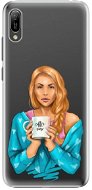 iSaprio Coffe Now - Redhead for Huawei Y6 2019 - Phone Cover