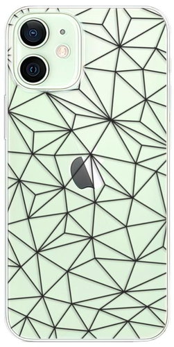 iSaprio Abstract Triangles for iPhone 12 Mini - Phone Cover - Main image