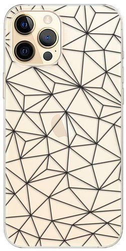iSaprio Abstract Triangles for iPhone 12 Pro - Phone Cover - Main image