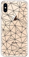 iSaprio Abstract Triangles for iPhone XS - Phone Cover