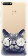 iSaprio Crazy Cat 01 for Huawei Y6 Prime 2018 - Phone Cover