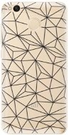 iSaprio Abstract Triangles 03 - Black for Xiaomi Redmi 4X - Phone Cover