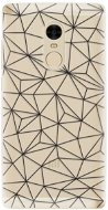 iSaprio Abstract Triangles 03 – black pre Xiaomi Redmi Note 4 - Kryt na mobil