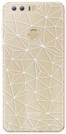 iSaprio Abstract Triangles 03 - White for Honor 8 - Phone Cover