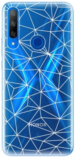 iSaprio Abstract Triangles 03 - White for Honor 9X - Phone Cover - Main image
