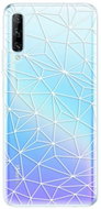 iSaprio Abstract Triangles 03 - White for Huawei P Smart Pro - Phone Cover