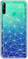 iSaprio Abstract Triangles 03 - White for Huawei P40 Lite E - Phone Cover