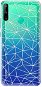 iSaprio Abstract Triangles 03 - White for Huawei P40 Lite E - Phone Cover