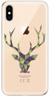 iSaprio Deer Green for iPhone XS - Phone Cover
