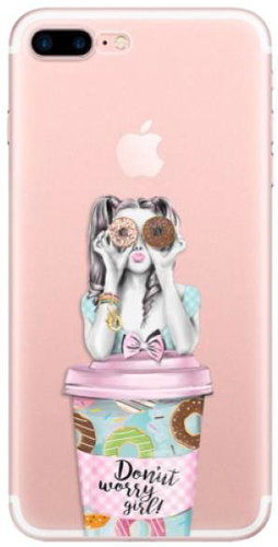 iSaprio Donut Worry for iPhone 7 Plus/8 Plus - Phone Cover - Main image