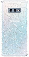 iSaprio Abstract Triangles 03 - White for Samsung Galaxy S10e - Phone Cover