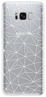 iSaprio Abstract Triangles 03 - White for Samsung Galaxy S8 - Phone Cover