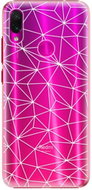 iSaprio Abstract Triangles 03 - White for Xiaomi Redmi Note 7 - Phone Cover
