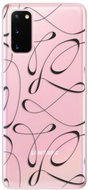 iSaprio Fancy - Black for Samsung Galaxy S20 - Phone Cover