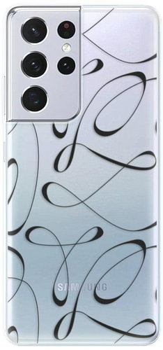 iSaprio Fancy - Black for Samsung Galaxy S21 Ultra - Phone Cover - Main image