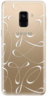 iSaprio Fancy - White for Samsung Galaxy A8 2018 - Phone Cover