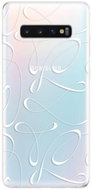 iSaprio Fancy - White for Samsung Galaxy S10+ - Phone Cover