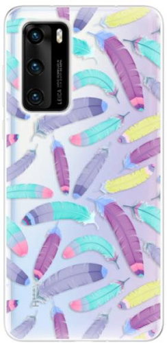 iSaprio Feather Pattern 01 for Huawei P40 - Phone Cover - Main image