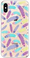 iSaprio Feather Pattern 01 for iPhone XS - Phone Cover