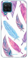 iSaprio Feather Pattern 10 for Samsung Galaxy A12 - Phone Cover