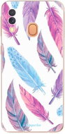 iSaprio Feather Pattern 10 for Samsung Galaxy A40 - Phone Cover